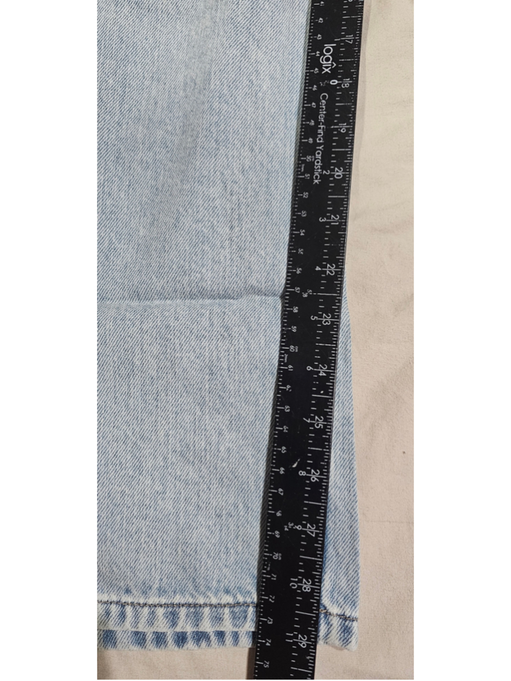 Women's Zenana Light Blue Wide Leg Jeans Size 30 - Picture 6 of 7